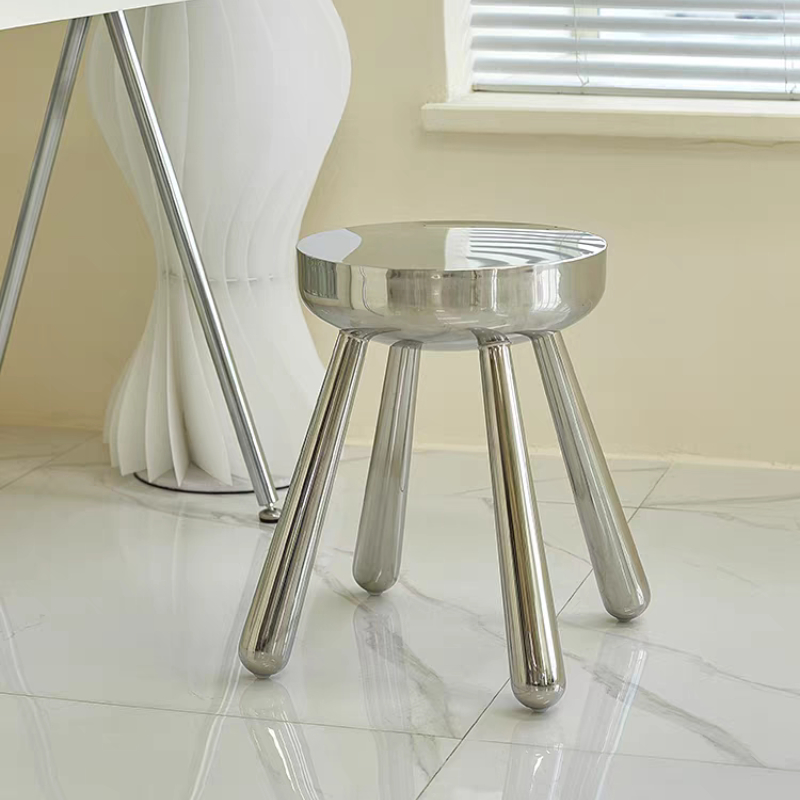 Home Bar Lounge - Nordic Furniture Stainless Steel Stool Creative