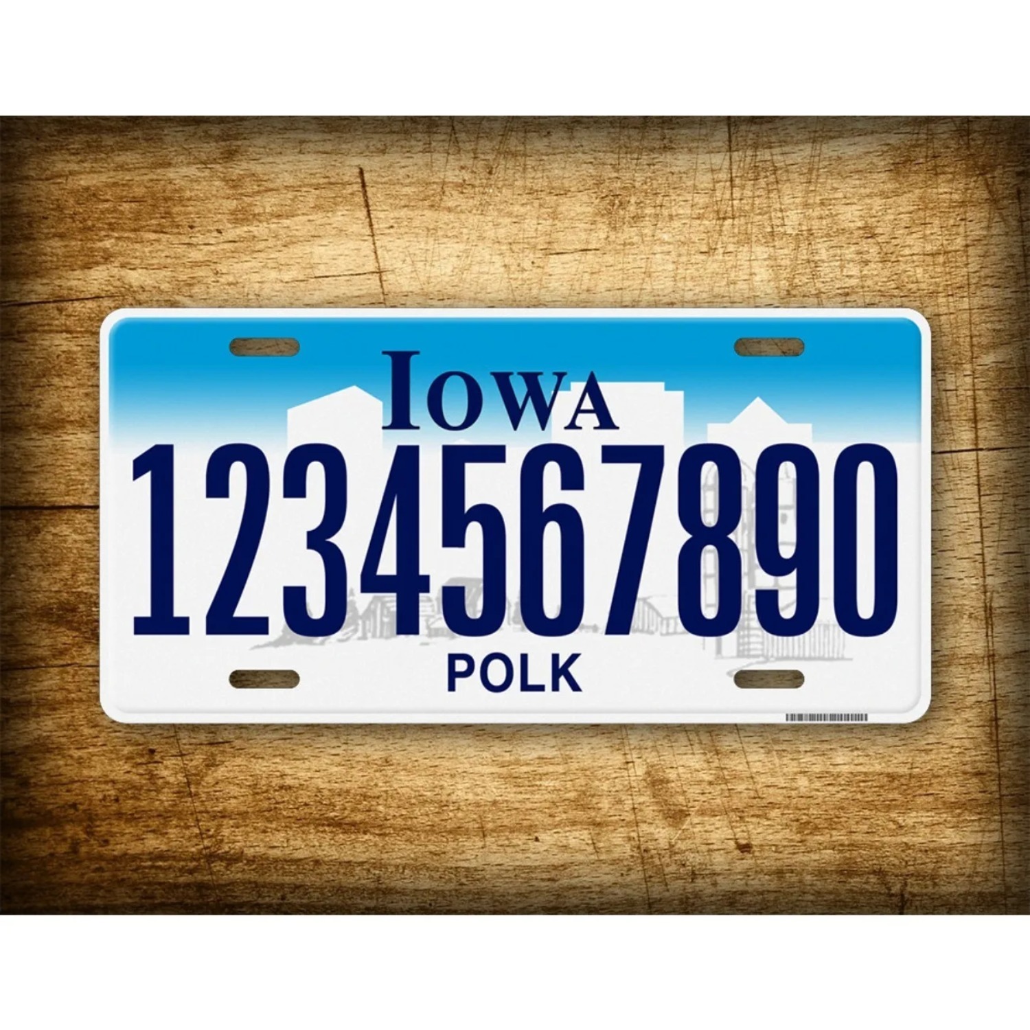 Home Bar Signs - Personalized Iowa Vintage Metal Sign Decorative
