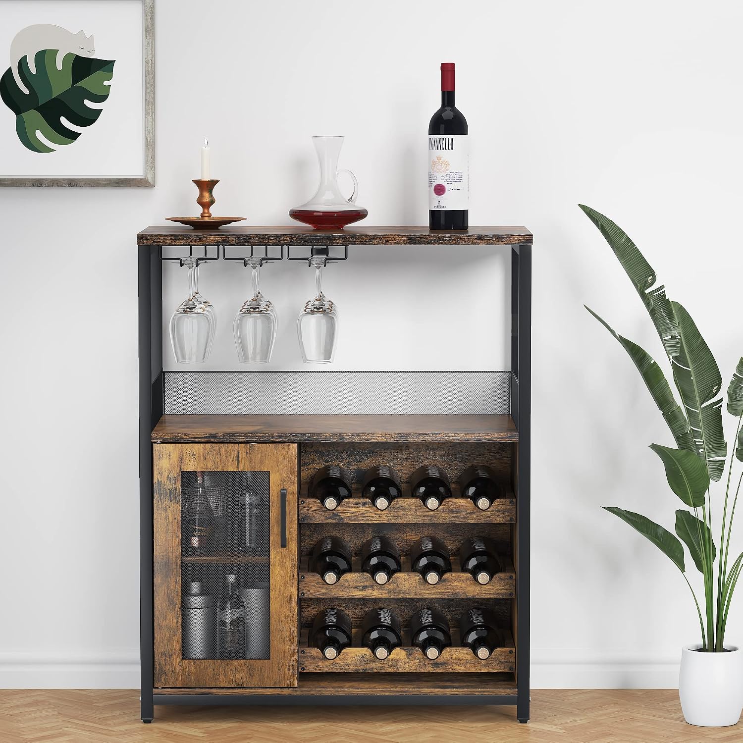 Home Bar Shelf - Modern 36