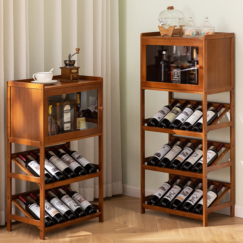 Solid Bamboo Wine Rack 3/4-Tie - огляд і ціна Home Bar Shelves