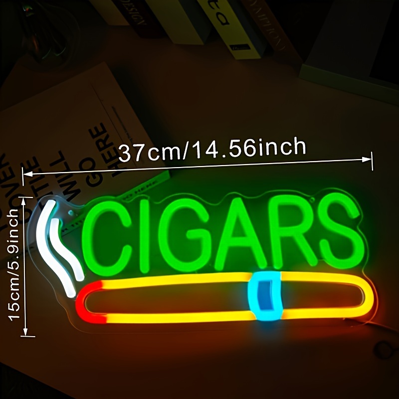 Cigar Shop Neon Sign, For Home - огляд і ціна Home Bar Lounge