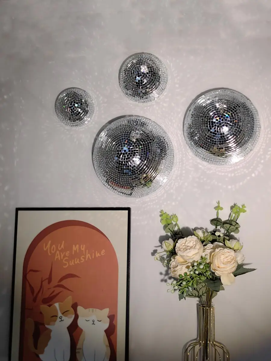 New Wall Disco Ball Mirrored D - огляд і ціна Old Fashioned Glass