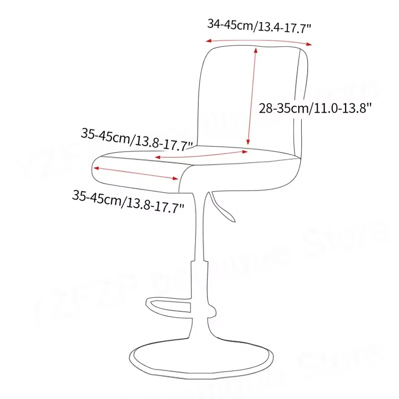 Jacquard Bar Stool Chair Cover - огляд і ціна Home Bar Lounge