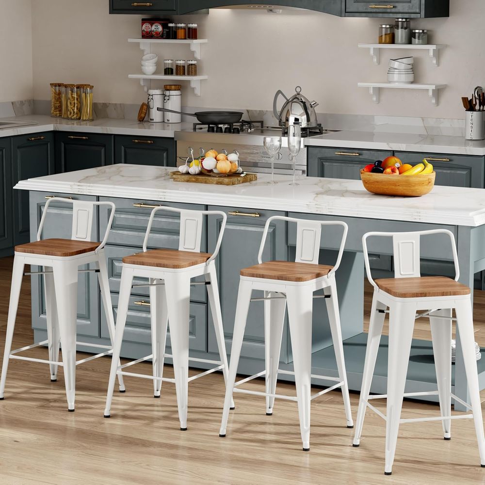 26 Inch Bar Stools Set o 4 Ind - огляд і ціна Home Bar And Counter