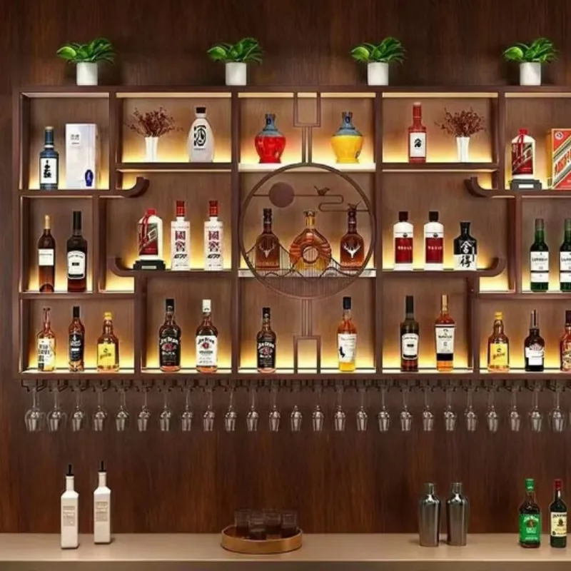 Industrial Wrought Iron Wall M - огляд і ціна Home Bar And Cabinet