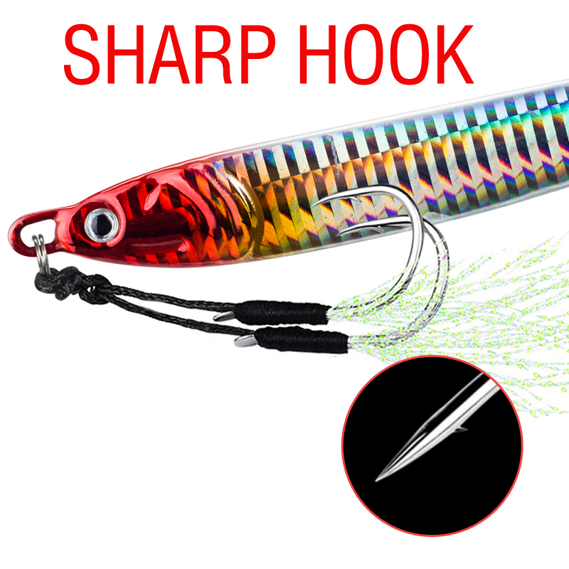 7Pcs 40g 60g 80g 100g Luminous - огляд і ціна Jigger Double Sided