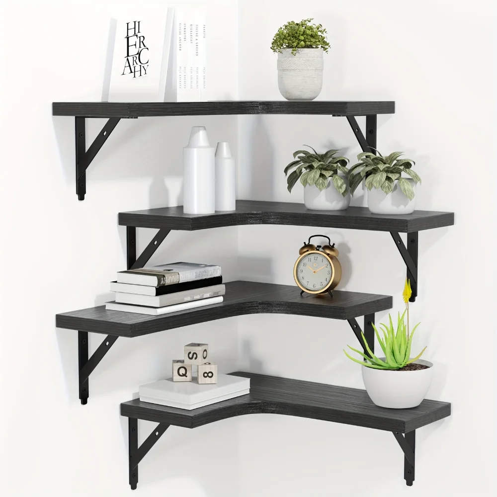 Natural Wood Grain Floating Sh - огляд і ціна Home Bar Shelf
