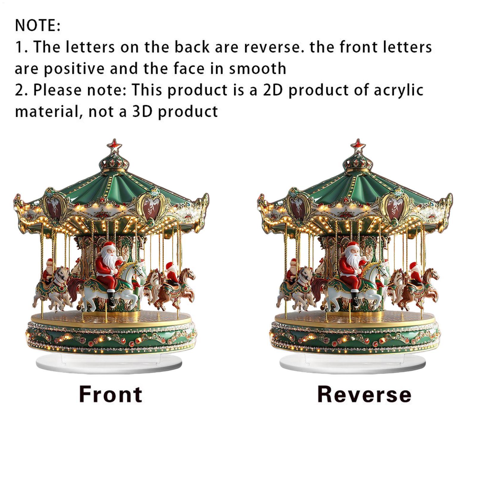 Christmas Carousel Acrylic 2D  - огляд і ціна Home Bar Shelf