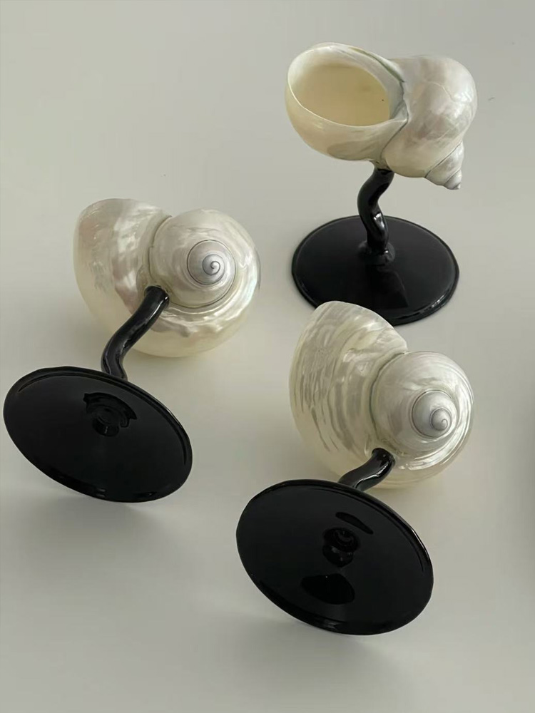 Natural Conch Wine Glass Bar a - огляд і ціна Home Bar And Cabinet