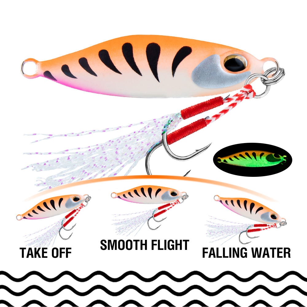 5Pcs Jig Bait 7G/10G/15G/20G S - огляд і ціна Jigger Double Sided