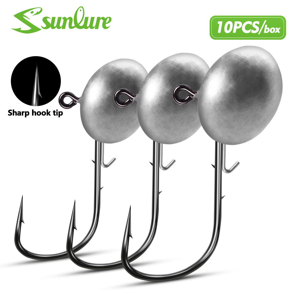 Sunlure 10PCS/Box Oval Lead Ji - огляд і ціна Jigger Double Sided