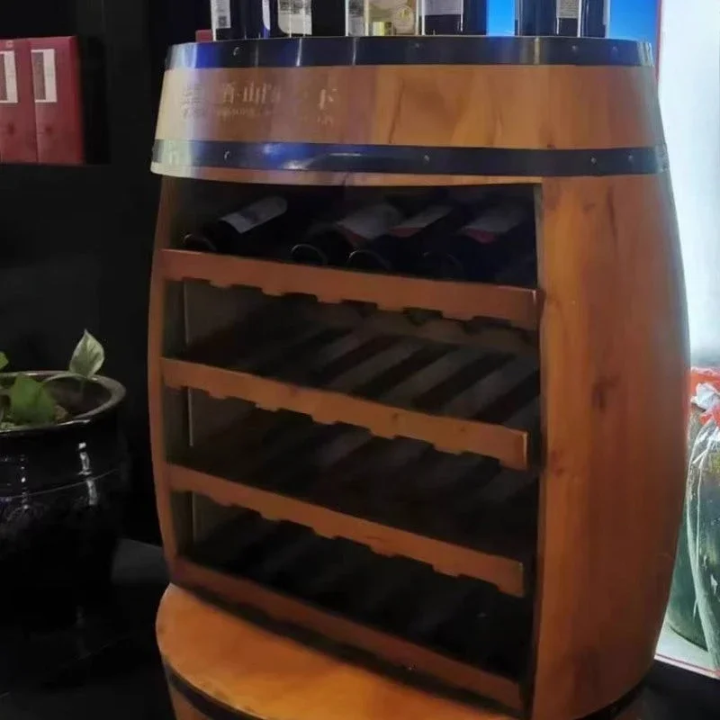 Solid Wood Wine Rack Oak Barre - огляд і ціна Home Bar Shelves