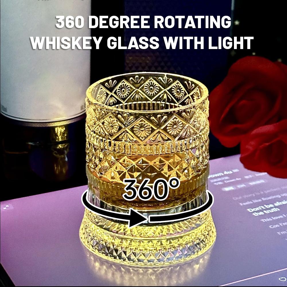 360° Rotating Whiskey Glass wi - огляд і ціна Old Fashioned Glass