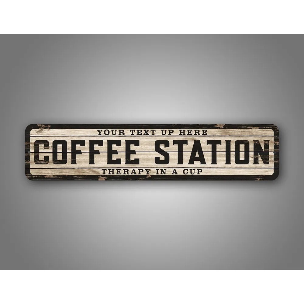 Custom Text Logo Weathered Woo - огляд і ціна Home Bar And Coffee
