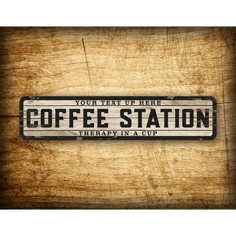 Custom Text Logo Weathered Woo - огляд і ціна Home Bar And Coffee