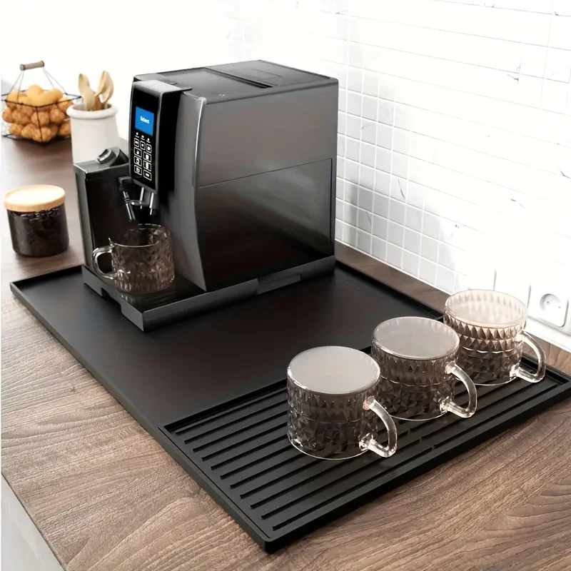 2-in-1 Silicone Coffee Bar Mat - огляд і ціна Home Bar And Counter