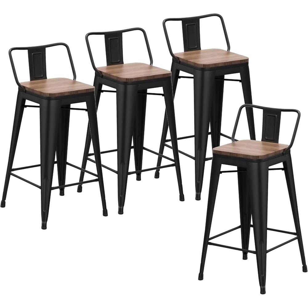 24 Inch Bar Stools Set o 4 Ind - огляд і ціна Home Bar And Counter