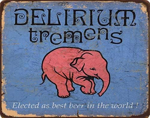 Tin Sign For Delirium Tremens  - огляд і ціна Home Bar And Coffee