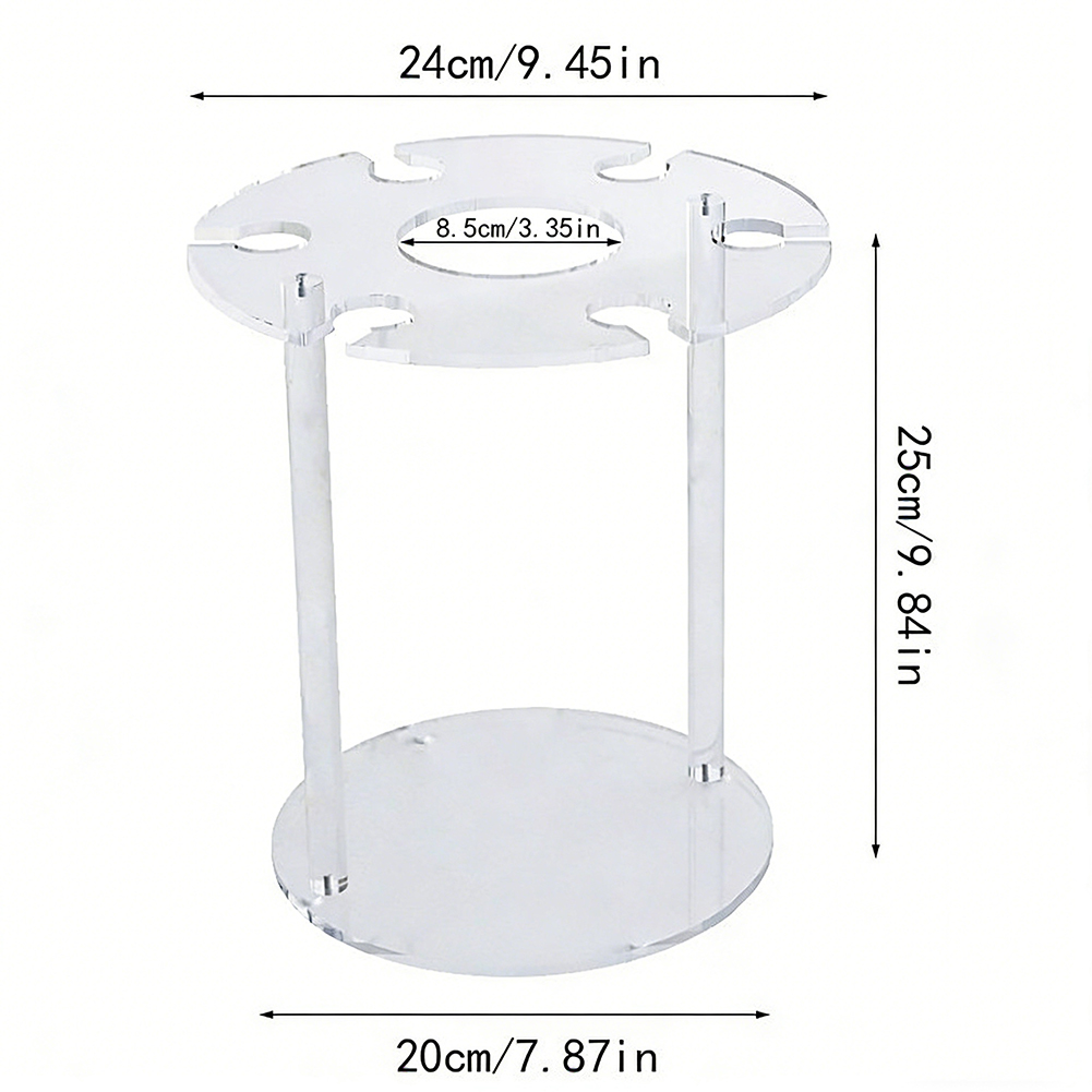Transparent Wine Glass Rack 6  - огляд і ціна Home Bar Stand