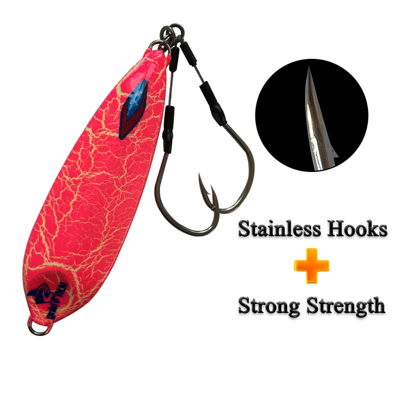 AS 10Pairs Barbed Double Hooks - огляд і ціна Jigger Double Sided