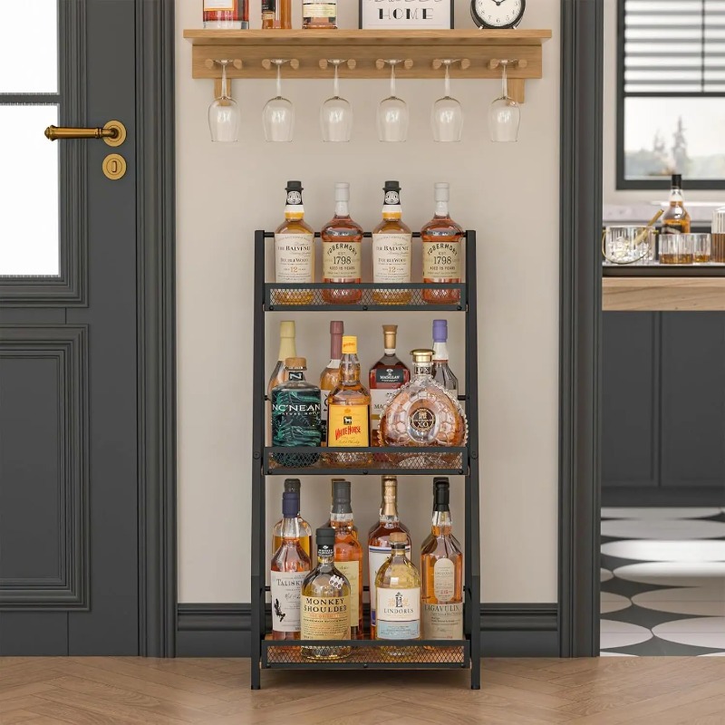 3-Tier Ladder Wine Rack Freest - огляд і ціна Home Bar Shelf