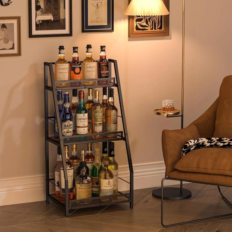 3-Tier Ladder Wine Rack Freest - огляд і ціна Home Bar Shelf