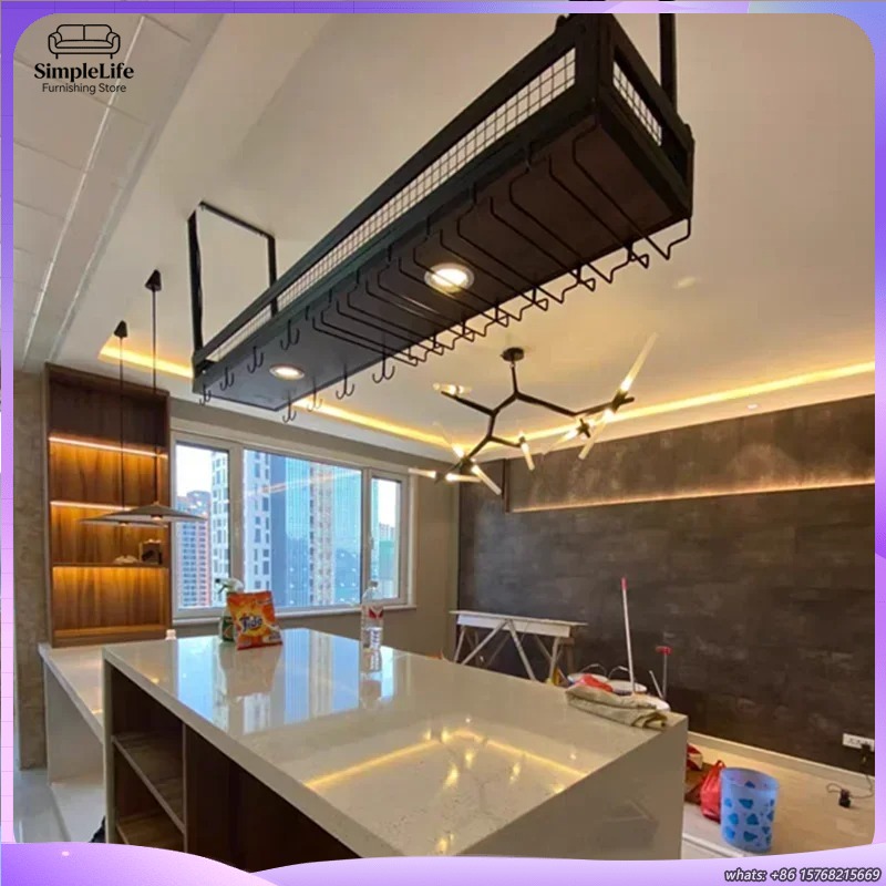 Open Wine Rack Bar Cabinet wit - огляд і ціна Home Bar Shelves