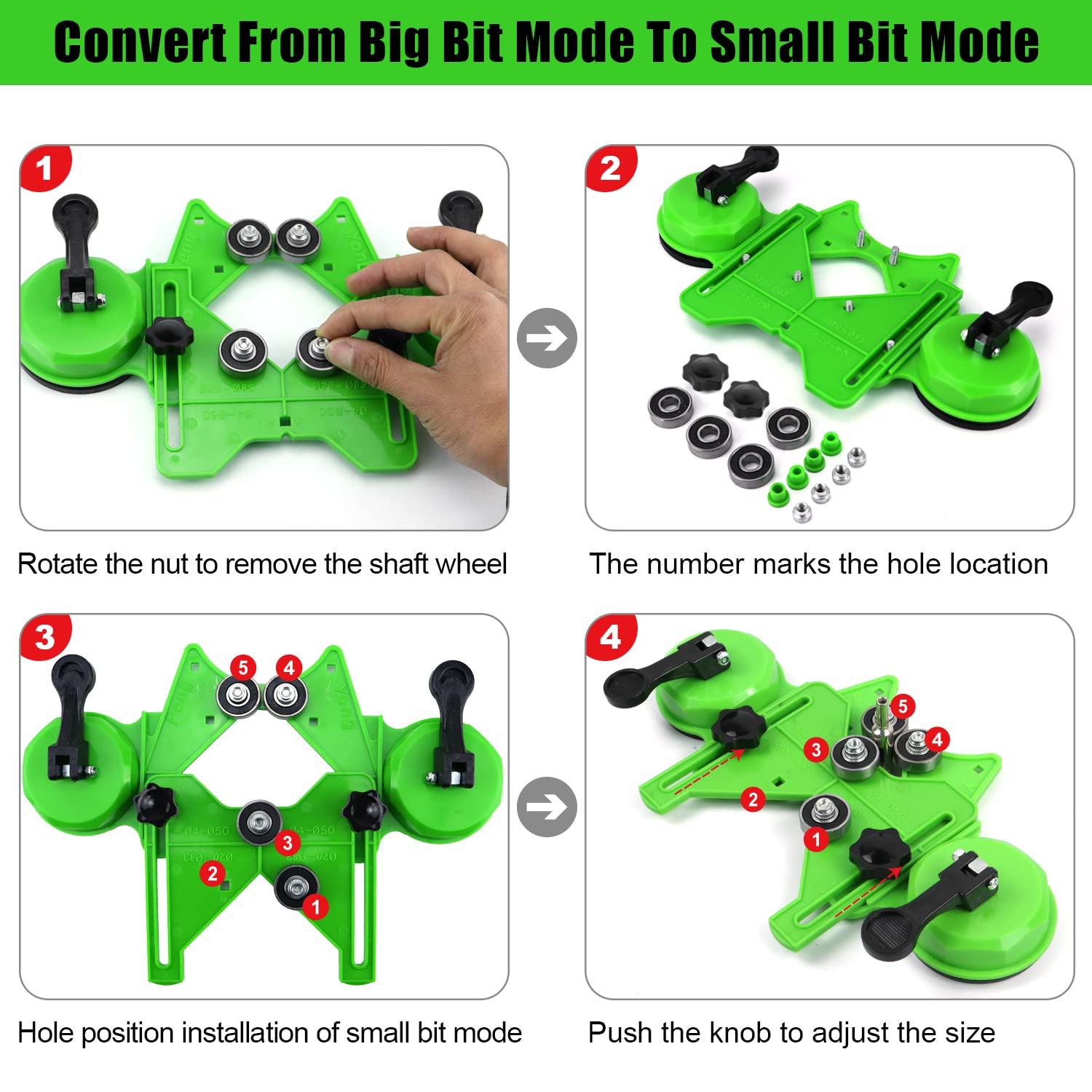 17Pcs Diamond Tile Drill Bits  - огляд і ціна Jigger Double Sided