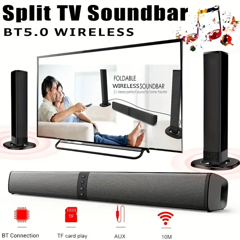 Wireless Bluetooth TV Sound Ba - огляд і ціна Home Bar And Theater